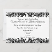 Aanwezige uitnodiging voor aangepaste weduwen (Achterkant)