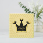 Aanwezige uitnodiging voor de koninklijke uitgave  (Staand voorkant)