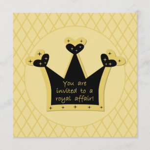 Aanwezige uitnodiging voor de koninklijke uitgave 