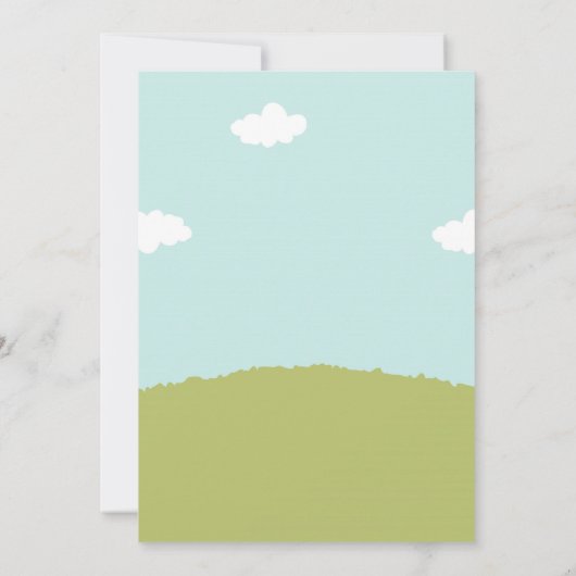 Aanwezige wedstrijd in het park kaart (Achterkant)