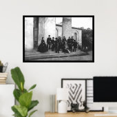 Aanwezigen van de begrafenis van Robert E. Lee 187 Poster (Thuiskantoor)