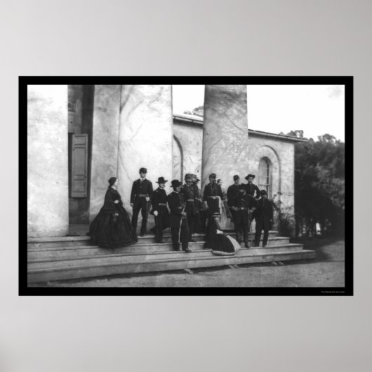 Aanwezigen van de begrafenis van Robert E. Lee 187 Poster (Voorkant)