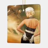 Aanweziger van de herziene Retroflitsvlucht - SRF Keramisch Ornament (Links)