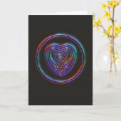 AANWEZIGHEID - HART - MEESTERSCHAP - NEBULA ART KA KAART (Gele Bloem)