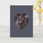 AANWEZIGHEID - HART - MEESTERSCHAP - SPACE ART KAA KAART (Gele Bloem)