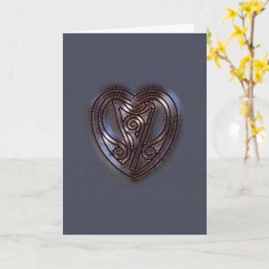 AANWEZIGHEID - HART - MEESTERSCHAP - SPACE ART KAA KAART (Gele Bloem)