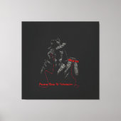 Aanwezigheid Heeft Geen Introductie Heer Typograph Canvas Afdruk (Voorkant)