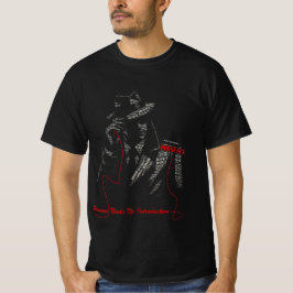 Aanwezigheid Heeft Geen Introductie Heer Typograph T-shirt