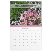Aanwezigheid met Blooms-agenda Kalender (Mar 2027)