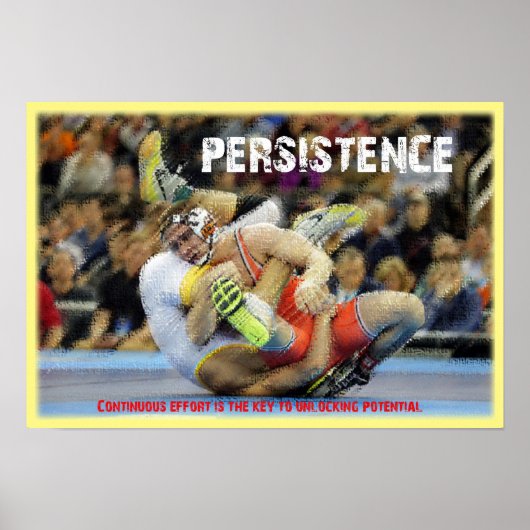 Aanwezigheid - potentieel rusteloosheid poster (Voorkant)