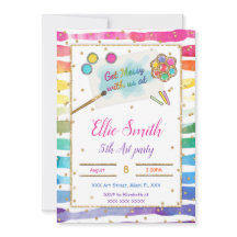 Aanwezigheid schilderen op verjaardag