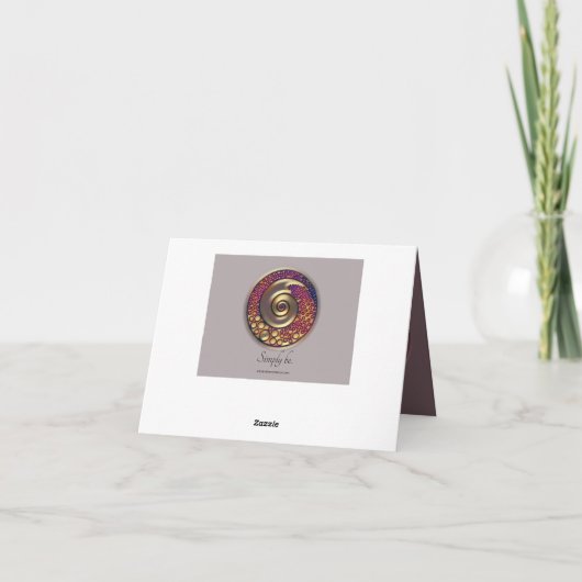 AANWEZIGHEID VAN GENEZING - NOTECARD KAART (Achterkant)