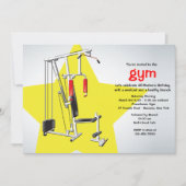 Aanwezigheid van gym kaart (Voorkant)