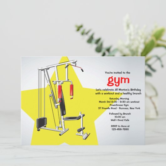 Aanwezigheid van gym kaart (Staand voorkant)