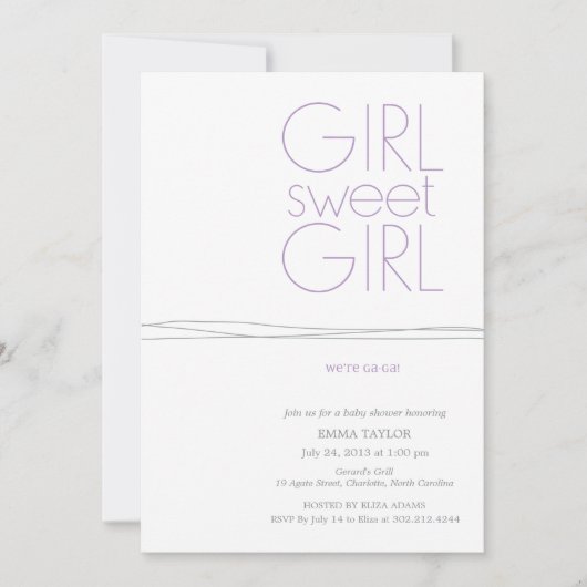 Aanwezigheid voor speciale ingangen voor meisjes kaart (Voorkant)