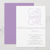 Aanwezigheid voor speciale ingangen voor meisjes kaart (Voorkant / Achterkant)