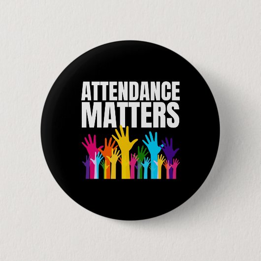 aanwezigheidsdienst als Sticker Ronde Button 5,7 Cm (Voorkant)