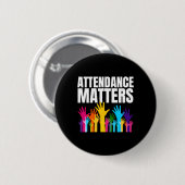 aanwezigheidsdienst als Sticker Ronde Button 5,7 Cm (Voorkant /achterkant)