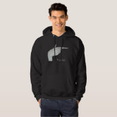 aanwijsbaar monsterlijk handgemeen hoodie (Voorkant volledig)