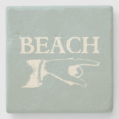  aanwijsstempel stenen onderzetter (Voorkant)