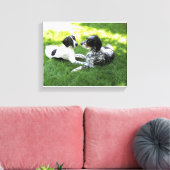 Aanwijzer en setter canvas afdruk (Insitu (Woonkamer))