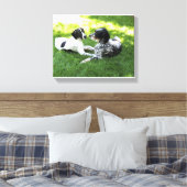 Aanwijzer en setter canvas afdruk (Insitu (Slaapkamer))