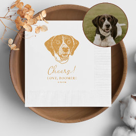 Aanwijzer Hond Gepersonaliseerde Proost Servet