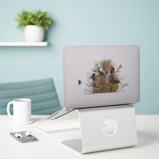 aanwijzer-Sticker Sticker (Laptop op bureau)