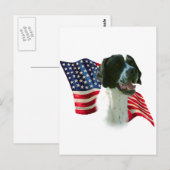 Aanwijzer (zwart) Vlag Briefkaart (Voorkant / Achterkant)