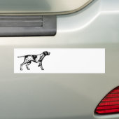 aanwijzerhond bumpersticker (Op auto)