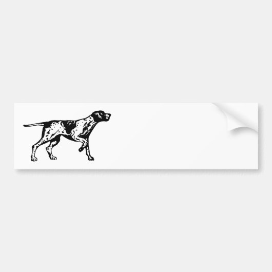 aanwijzerhond bumpersticker (Voorkant)