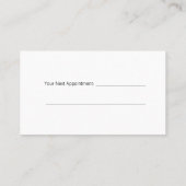 Aanwijzing orthopedisch gewas bomen afsprakenkaartje (Achterkant)