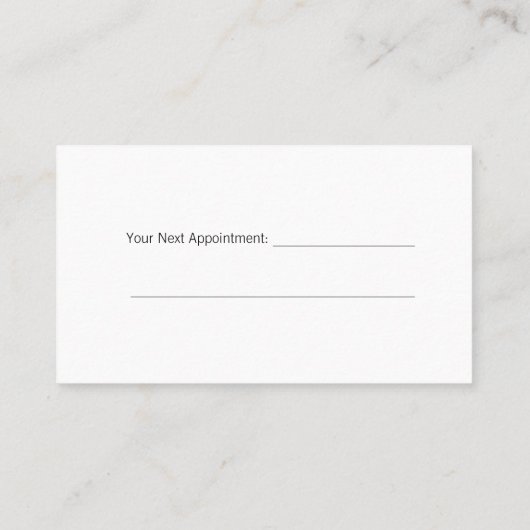 Aanwijzing orthopedisch gewas bomen afsprakenkaartje (Achterkant)