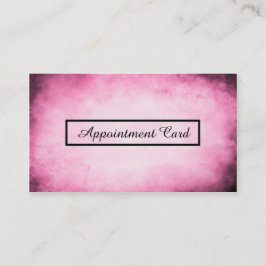 aanwijzing roze partiket afsprakenkaartje