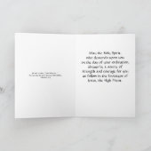 Aanwijzing tot het priesterschap 01 kaart (Binnen)