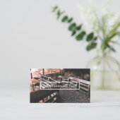 aanwijzing van houten loopplank afsprakenkaartje (Staand voorkant)