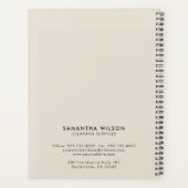 Aanwijzing van Paarse reinigingsdiensten voor past Planner (Achterkant)