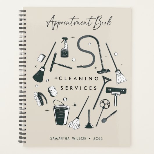 Aanwijzing van Paarse reinigingsdiensten voor past Planner (Voorkant)