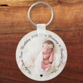 Aanwijzing voor baby-fotocadeaus sleutelhanger (Voorkant)