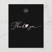 Aanwijzingen kaarszorg Klant Dank u Invoegen Flyer (Achterkant)