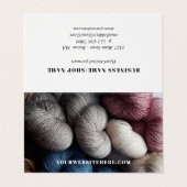 Aanwijzingen voor de zorg Wol Gebreide kleding Fot Visitekaartje (Buitenkant ongevouwen)