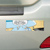 Aanwijzingen voor het aanlanden van de moeras bumpersticker (Op auto)