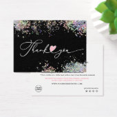 Aanwijzingen voor kaarszorg & Hartelijk dank Visitekaartje (Bureau)