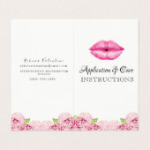 Aanwijzingen voor logietoepassingen visitekaartje (Buitenkant ongevouwen)