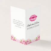 Aanwijzingen voor logietoepassingen visitekaartje (Buitenkant)