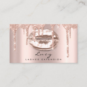 Aanwijzingskaart Lips Glitter Drift Spark Makeup Afsprakenkaartje