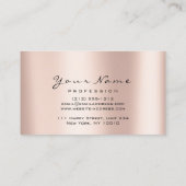 Aanwijzingskaart Makeup Artist Black Roos Lashes Afsprakenkaartje (Achterkant)