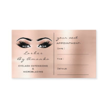 Aanwijzingskaart Makeup Artist Peach Roos Lashes