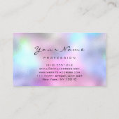 Aanwijzingskaart Makeup Artist Roos Roze as Afsprakenkaartje (Achterkant)