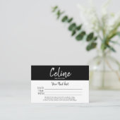 Aanwijzingskaart Salon & Spa Visitekaartje (Staand voorkant)